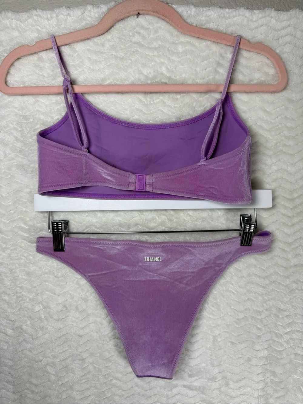 triangl swimwear Lavender Purple Bikini Set